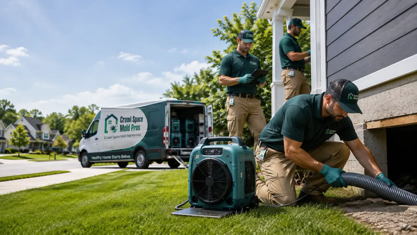 Crawl Space Mold Removal in Agra, KS